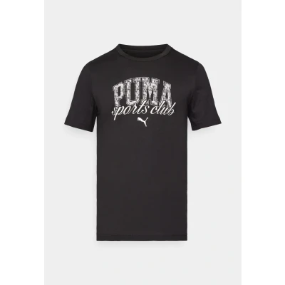 Afbeelding van Puma Class Graphic TEE Tshirt print, Heren, Maat: Large, Black