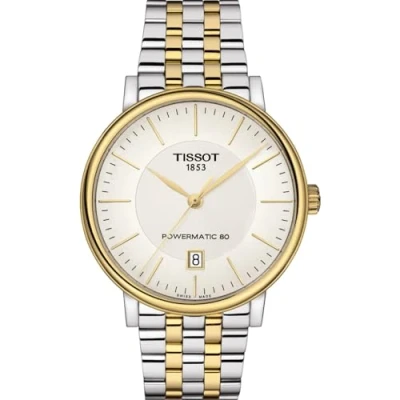 Afbeelding van Tissot Carson T1224073603100 Horloge Leer Bruin Ø 40 mm