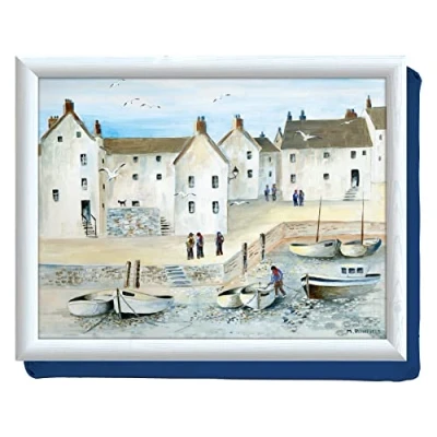 Afbeelding van Creative Tops Dienblad Cornish Harbour 44 X 34 Cm Hout Crème