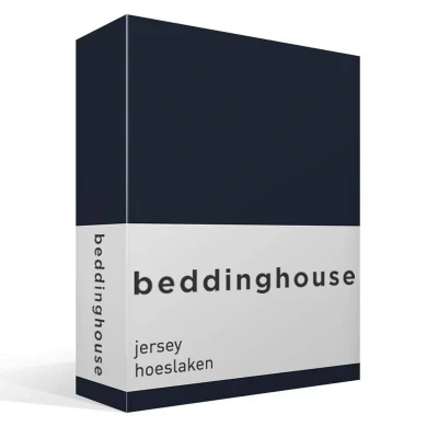 Afbeelding van Beddinghouse Hoeslaken Jersey Marine Blue 160 x 200/220