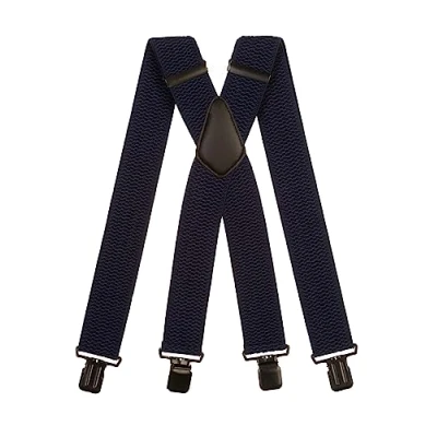 Afbeelding van Olata bretels met 4 clips, XXL, extra sterk, volledig verstelbaar, dikke stof 5 cm