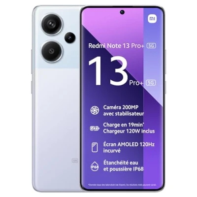 Image de Xiaomi Redmi Note 13 Pro+ 5G 12Go/512Go Violet avec Youfone contrat 200 mn + 40000 Mo 4G+