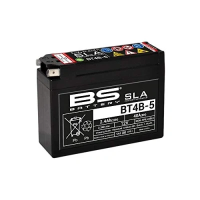 Afbeelding van BS Battery 300756 BT4B 5 AGM SLA motoraccu zwart