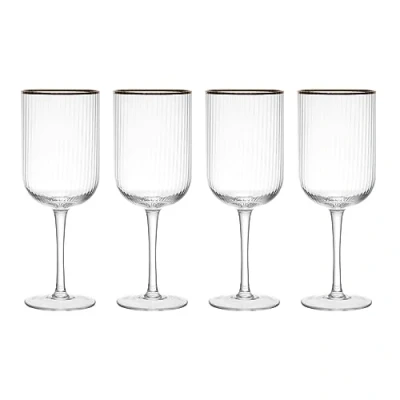 Afbeelding van Mikasa Sorrento 4 delige kristallen witte wijnglazen set, 400ml