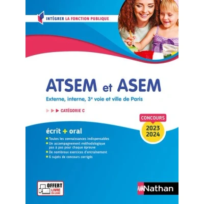 Image de Concours ATSEM et ASEM 2023 2024 Ecrit + Oral N16 Catégorie C (IFP)