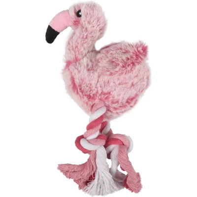Afbeelding van Flamingo Hondenspeelgoed Roze 7 x 11.5 25 cm