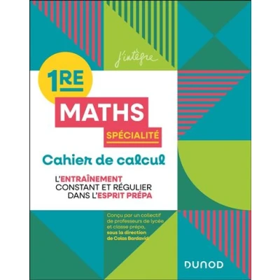 Image de Cahier de calcul en maths 1re