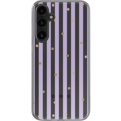 Afbeelding van imoshion hoesje Geschikt voor Samsung Galaxy S23 FE Design Sparkle Lines Lavender