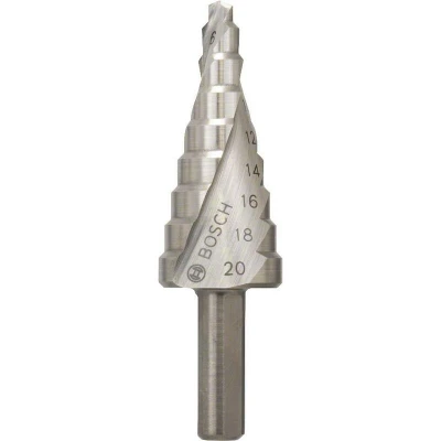 Afbeelding van Bosch Trappenboor HSS G 9 traps diameter 4 20mm