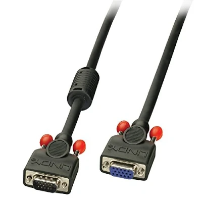 Afbeelding van LINDY 36394 VGA kabel Verlengkabel stekker 15 polig, bus polig 3.00 m Zwart