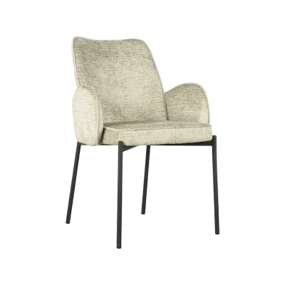 Afbeelding van Joni eetkamerstoel velvet elegance beige