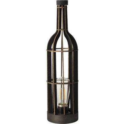 Afbeelding van Gusta Houten Lamp DIY Zwart