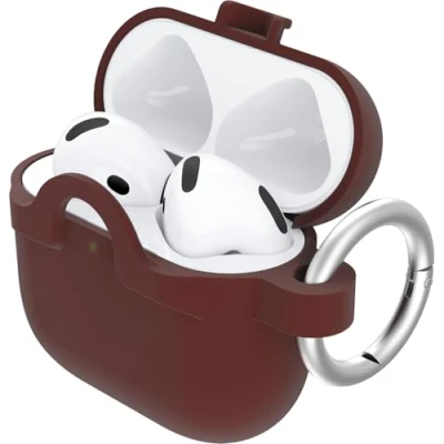Image de OtterBox Couvercle de boîtier pour chargement des écouteurs sans fil bien rouge Apple AirPods 4