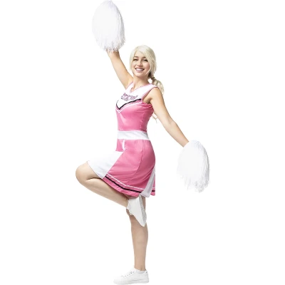 Afbeelding van Funidelia Roze Cheerleader Kostuum voor vrouwen Cheerleader, American Football, Middelbare School, Beroepen Volwassenen Accessoire verkleedkleding en rekwisieten Halloween, carnaval &amp; feesten Maat S