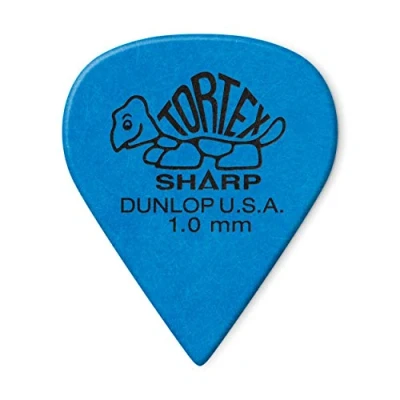Afbeelding van Jim Dunlop Sharp Tortex Plectrum 1.00 mm 12 pack