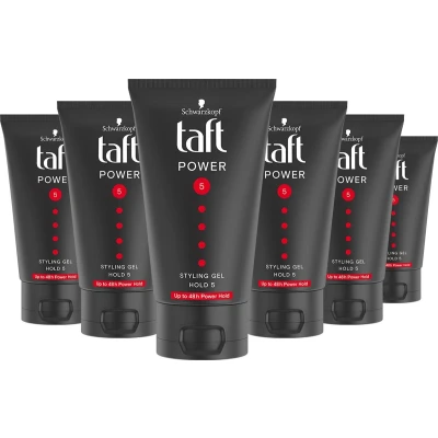 Afbeelding van Schwarzkopf Taft Power Styling Gel Hold 5 6 x 150 ml