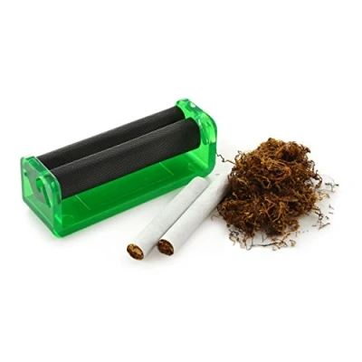 Afbeelding van Roltabaksroller, sigarettenroller, haspel, tabak (groen)