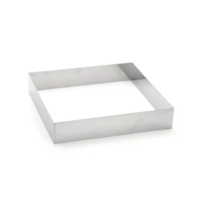 Afbeelding van DE BUYER 3906.24 vierkante cirkel van roestvrij staal F 17 ht 4,5 cm 24