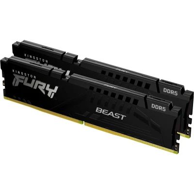 Afbeelding van Kingston FURY Beast Werkgeheugenset voor PC DDR5 32 GB 2 x 16 Non ECC 5200 MHz 288 pins DIMM CL36 KF552C36BBEK2