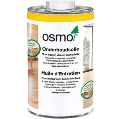 Afbeelding van Osmo Onderhoudsolie 3440 Wit Transparent 1 liter Vloer Olie Parket Hout