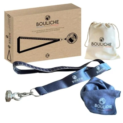 Afbeelding van La Bouliche® Petanque Ball Picker Kit Krachtige magneet en geïntegreerde meting Stof Katoen Draagtas Lichtgewicht Draagbaar Accessoire, Cadeau OriginalCorner®