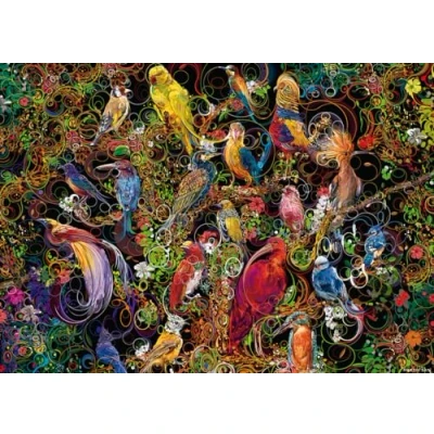Image de Puzzle Ravensburger L&#039;Art des Oiseaux, 1000 pièces