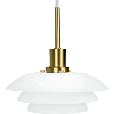 Afbeelding van DL20 hanglamp opaal, messing Brass