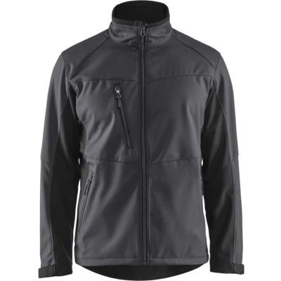 Afbeelding van Blaklader Softshell Jack 4950 2516 Medium Grijs/Zwart