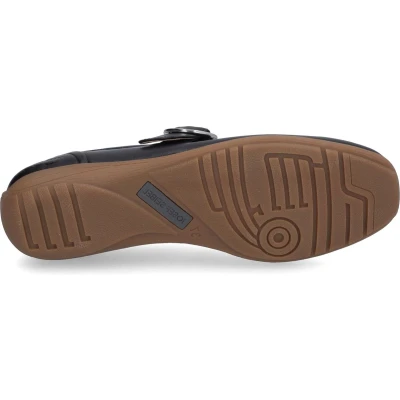 Afbeelding van Josef Seibel Ballerina&#039;s met enkelbandjes, Dames, Maat: 36, Schwarz Leer