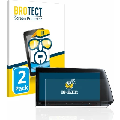 Afbeelding van BROTECT Screenprotector voor Volkswagen Golf 8 2020 Discover Pro 10&quot; Folie Beschermfolie transparant (2 Stuks)
