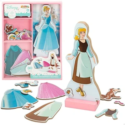 Afbeelding van Magnetische Verwisselbare Puzzel Disney Hout