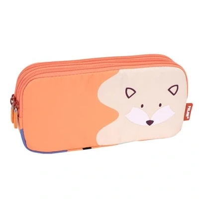Afbeelding van Schoolpennenzak Milan Animals Oranje 20 x 11 6,5 cm