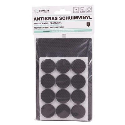 Afbeelding van Benson Anti Krasvilt Schuimvinyl Zwart Startersset 25 delig