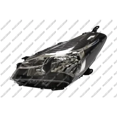 Afbeelding van PRASCO TY3294814 Koplampen Links H4 zwart Zonder afregelmotor voor LWR