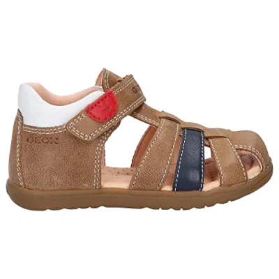 Afbeelding van Geox B Sandaal Macchia Boy, babysandaal voor jongens, Karamel