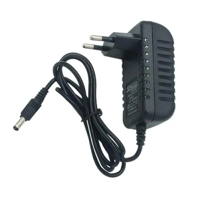Afbeelding van elektrische autolader voor kinderen: adapter 12 V 1 A DC, geschikt voertuigen kinderen, met EU stekker, zwart, als voedingsadapter