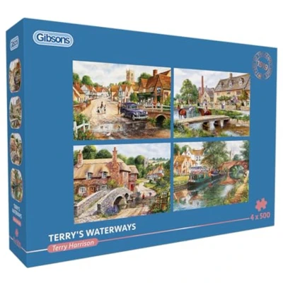 Afbeelding van Gibsons &quot;Terry&#039;s Waterways&quot; (4 x 500)