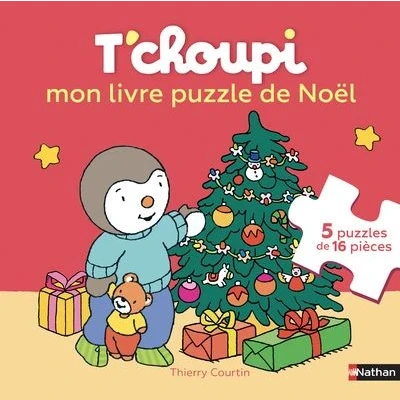 Image de T&#039;choupi Mon livre puzzle de Noël