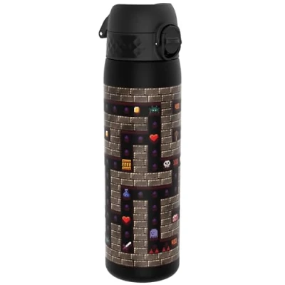 Afbeelding van ION8 Drinkfles, 500 ml, lekvrij, gemakkelijk te openen, veilige vergrendeling, vaatwasmachinebestendig, BPA vrij, draaggreep, past in bekerhouders, reinigen, spelermotief