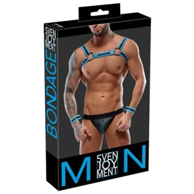 Afbeelding van Jock Set Heren Zwart/Blauw L