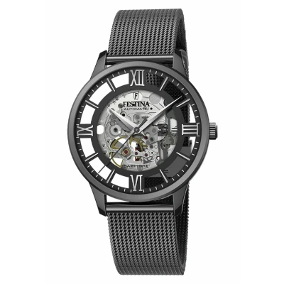 Afbeelding van Festina Automatico Horloge, Heren, Maat: One Size, Black