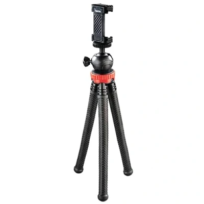 Afbeelding van Hama Statief Flexpro Voor Smartphone Gopro En Fotocamera&#039;s 27 Cm Rood