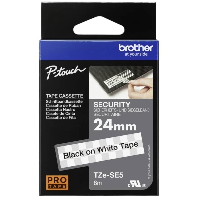 Afbeelding van Brother TZe SE5 Tape Zwart op wit