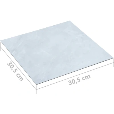 Afbeelding van Vloerplanken zelfklevend 55 st 5,11 m² PVC donkergrijs