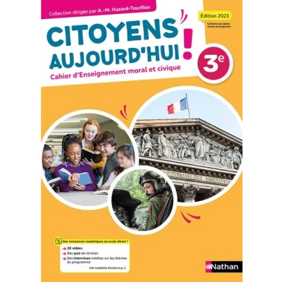 Image de Enseignement moral et civique 3e Cahier Elève 2023