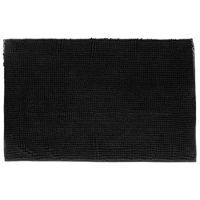 Afbeelding van Atmosphera Badkamer kleedje/badmat voor de vloer 50 x 80 cm zwart