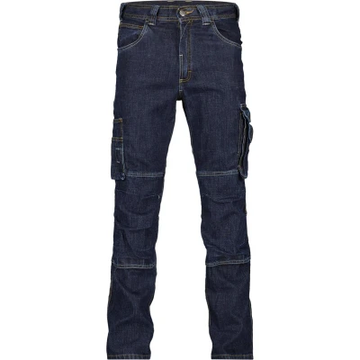 Afbeelding van DASSY® Knoxville Stretch werkjeans met kniezakken maat 48 JEANSBLAUW
