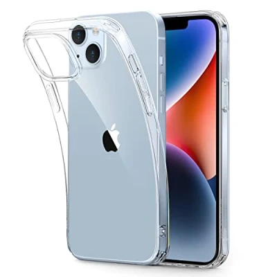 Afbeelding van ESR Zero Telefoonhoesje geschikt voor Apple iPhone 14 Hoesje Flexibel TPU Backcover Transparant