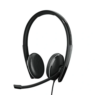 Image de EPOS ADAPT 165T USB II 100 Series micro casque sur oreille filaire jack 3,5mm, A noir Certifié pour Microsoft Teams, Optimisé la CU