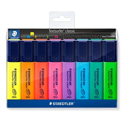 Afbeelding van Markeerstift Staedtler 364 Textsurfer assorti 8stuks